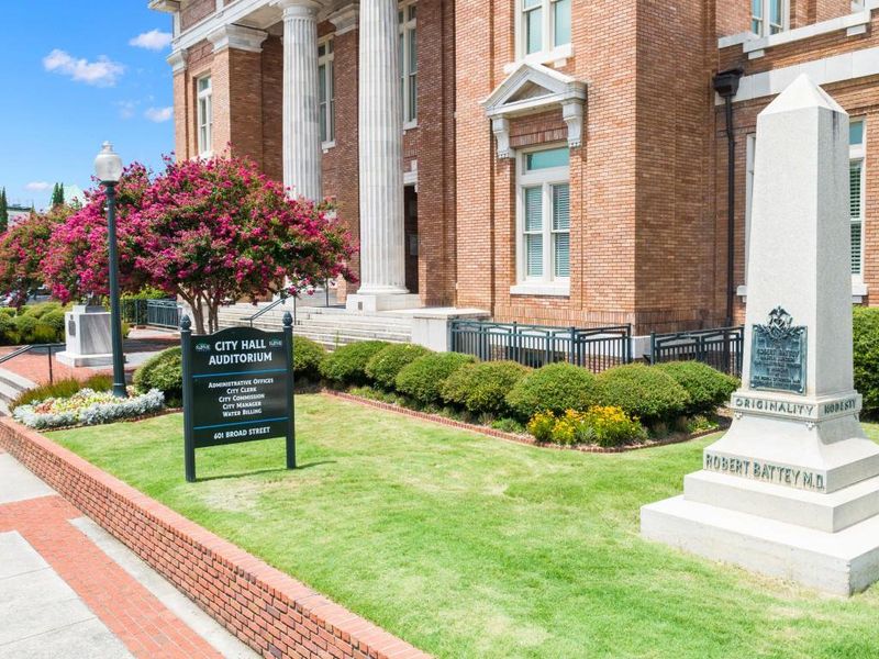 Front exterior of a new home in Shorter Village, Rome, GA, highlighting curb appeal (Image 26).