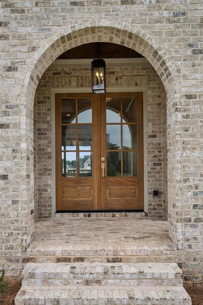 Exterior details and patio area of a home in , Bogart (Image 23).