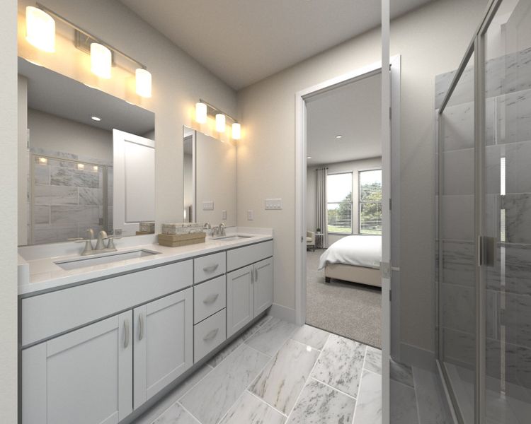 Furnished interior view inside a new home in Sycamore Grove, Murfreesboro (Image 7).