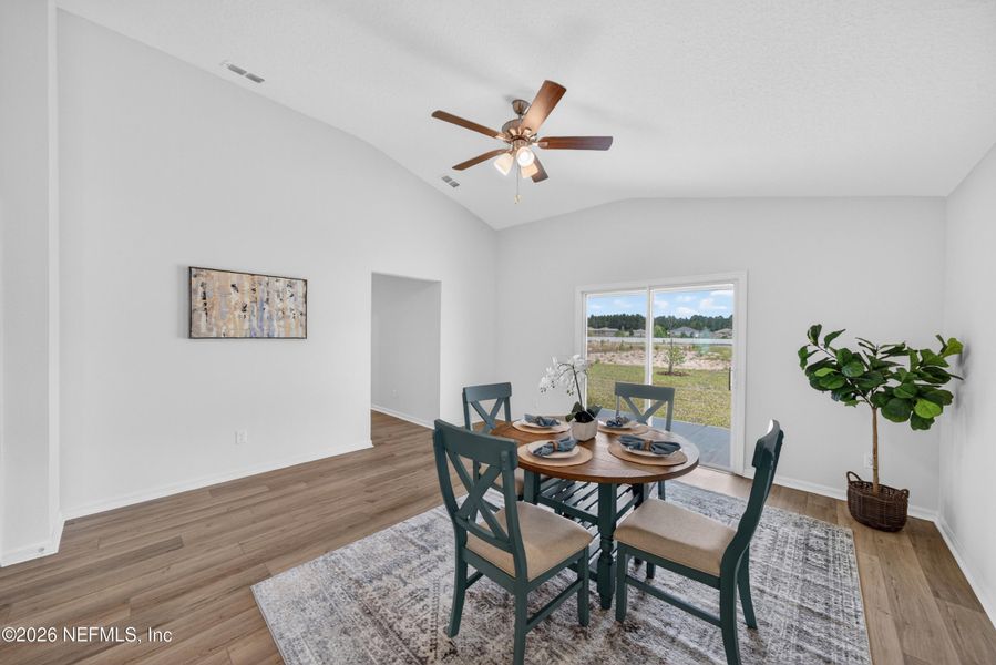 Furnished interior view inside a new home in , Jacksonville (Image 12).