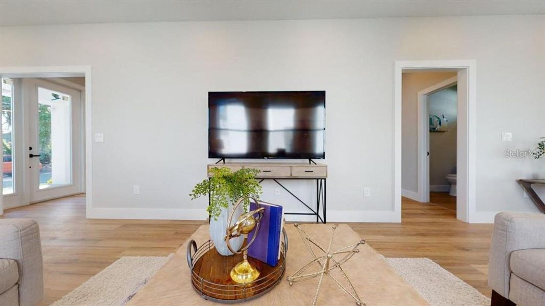 Furnished interior view inside a new home in , St. Petersburg (Image 30).