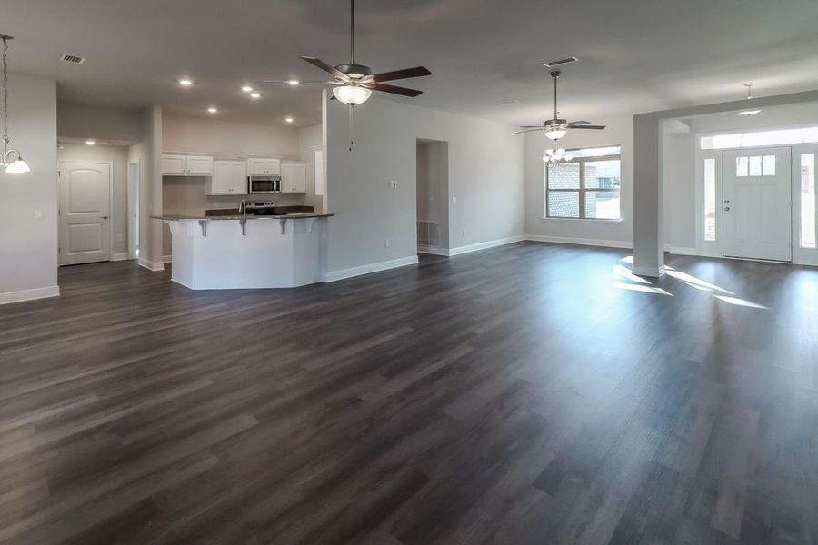 Furnished interior in a model home at Silvercrest in Crestview (Image 20).