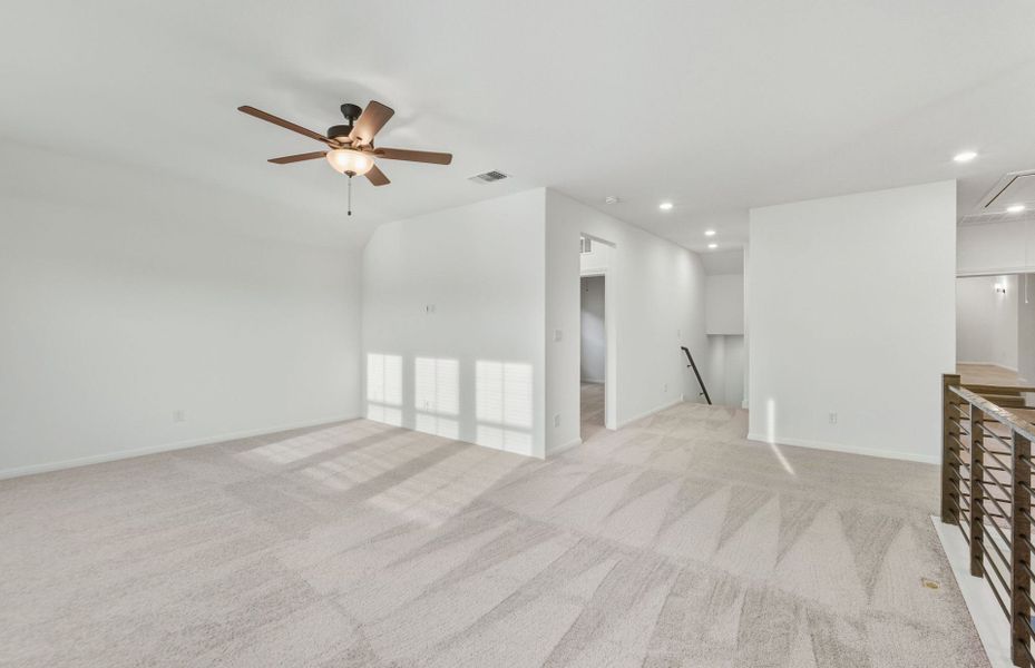 Spacious, unfurnished interior of a new home in Saddleback at Santa Rita Ranch, Liberty Hill (Image 35). Spacious, unfurnished interior of a new home in Saddleback at Santa Rita Ranch, Liberty Hill (Image 35).