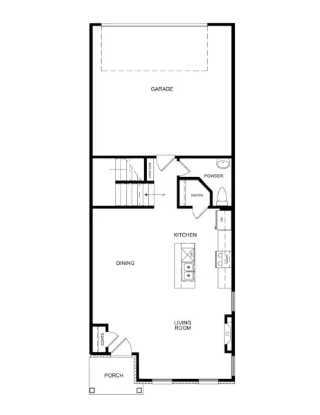 2D floor plan layout of this home in Solterra Texas, Mesquite, TX (Image 5).