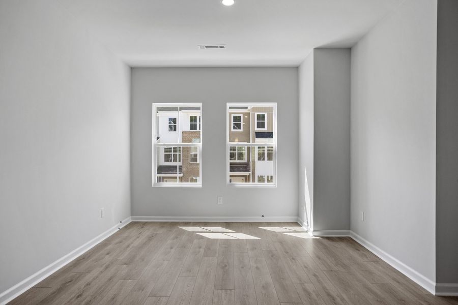 Spacious, unfurnished interior of a new home in Renaissance at White Oak, Garner (Image 20). Spacious, unfurnished interior of a new home in Renaissance at White Oak, Garner (Image 20).