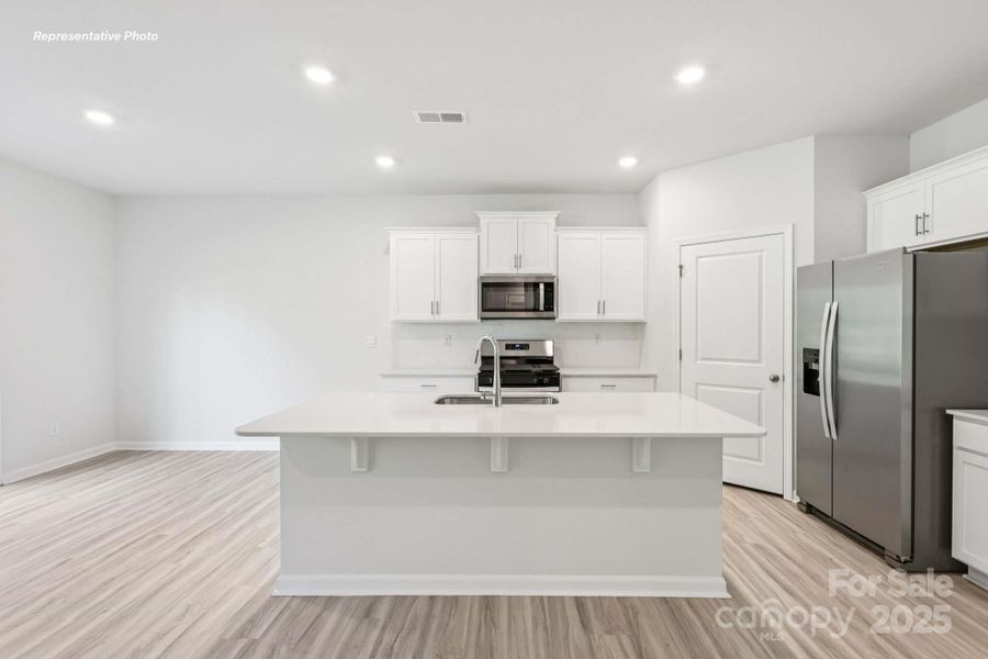 Furnished interior view inside a new home in The Falls at Newton, Newton (Image 2).