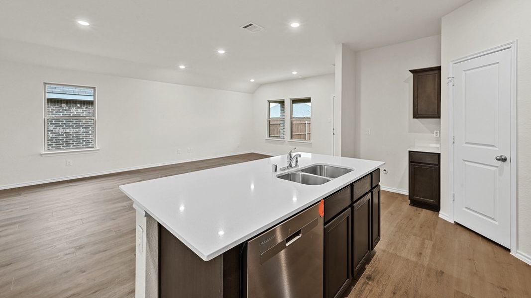 Furnished interior view inside a new home in Stonewyck Farms, Ennis (Image 10).