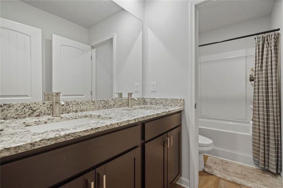 Furnished interior view inside a new home in The Enclave at Dial Farm Phase III, Walnut Grove (Image 20).