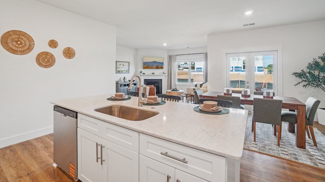 Furnished interior view inside a new home in Keebler Meadows, Johnson City (Image 7).