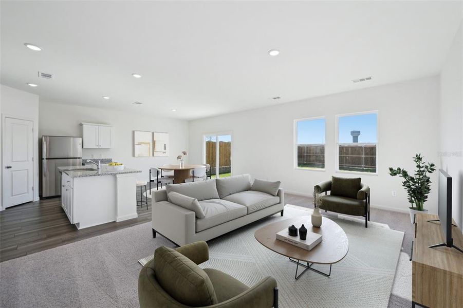Furnished interior view inside a new home in Pelham Square, Deland (Image 5).