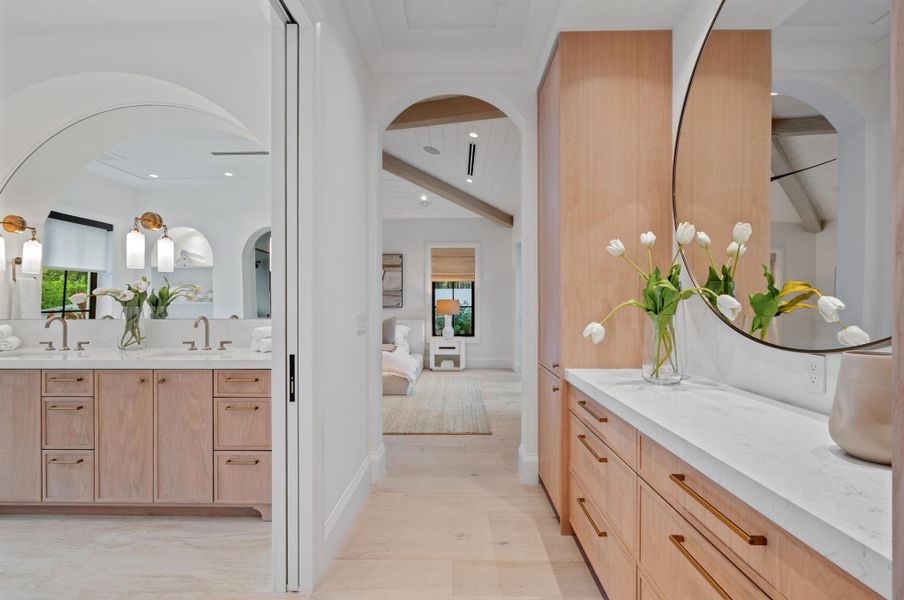 Furnished interior view inside a new home in , Delray Beach (Image 25).