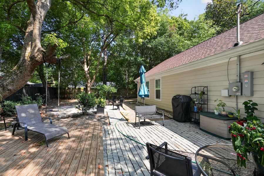 Exterior details and patio area of a home in , Georgetown (Image 21). Exterior details and patio area of a home in , Georgetown (Image 21).