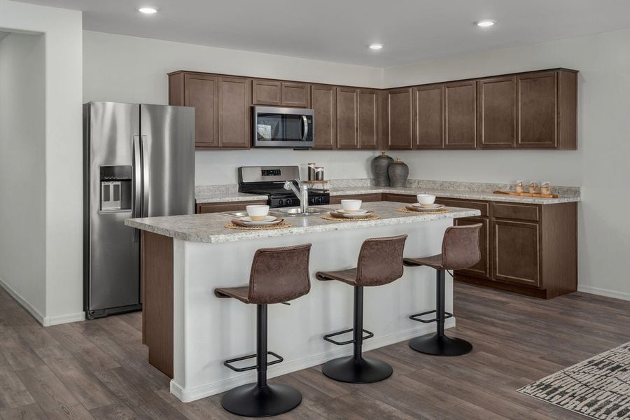 Furnished interior in a model home at Mandarina Horizon in Marana (Image 7).