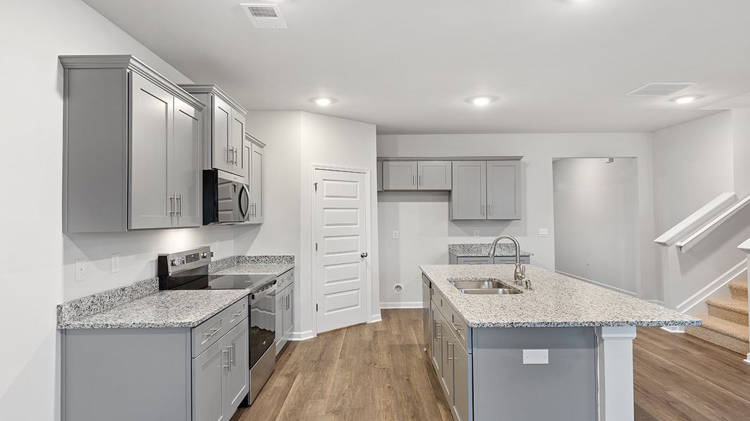 Furnished interior view inside a new home in Southwind Village, Evans (Image 5).