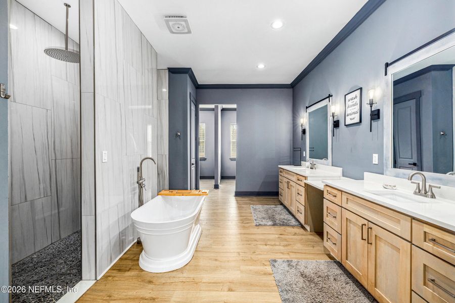 Furnished interior view inside a new home in , Jacksonville (Image 55). Furnished interior view inside a new home in , Jacksonville (Image 55).