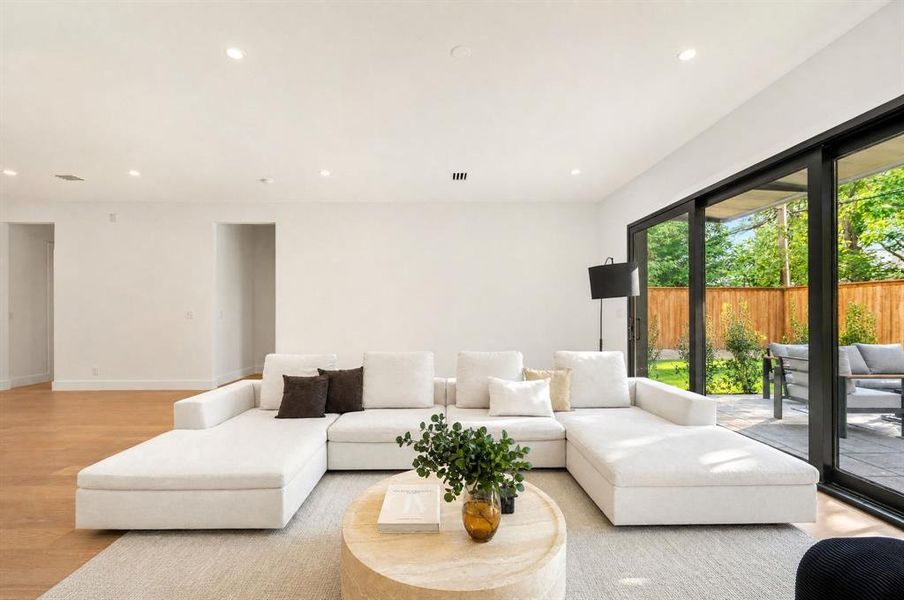 Furnished interior view inside a new home in , Dallas (Image 16).
