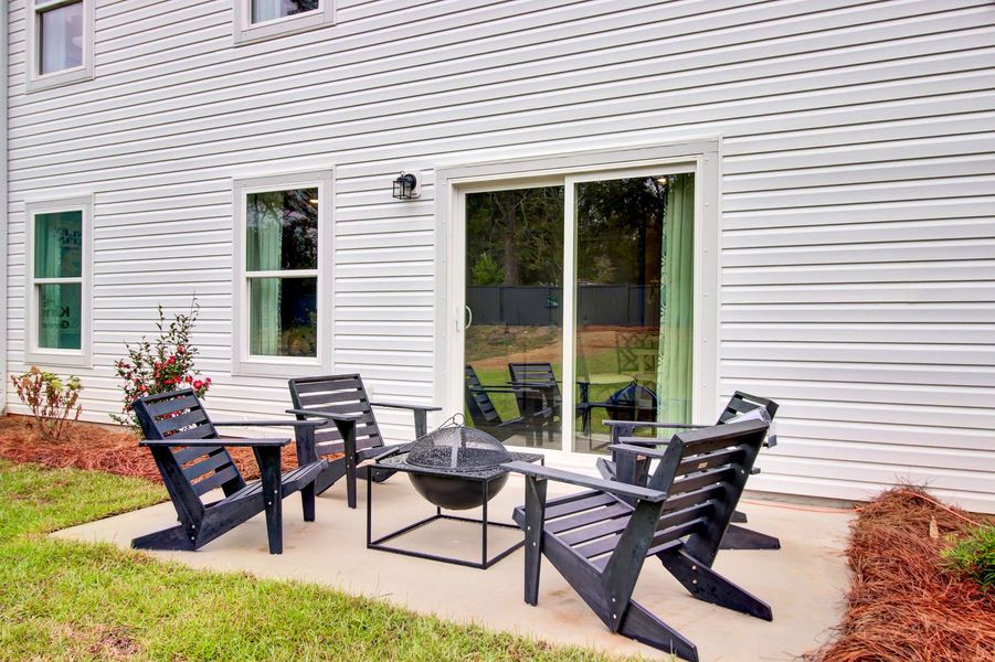 Exterior details and patio area of a home in Essence at Chestnut Ridge North, Hopkins (Image 1). Exterior details and patio area of a home in Essence at Chestnut Ridge North, Hopkins (Image 1).