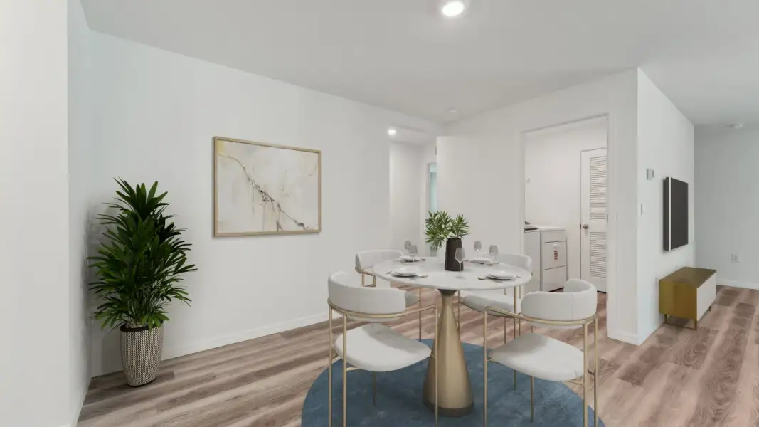 Furnished interior view inside a new home in Abbott Park, Zephyrhills (Image 8).