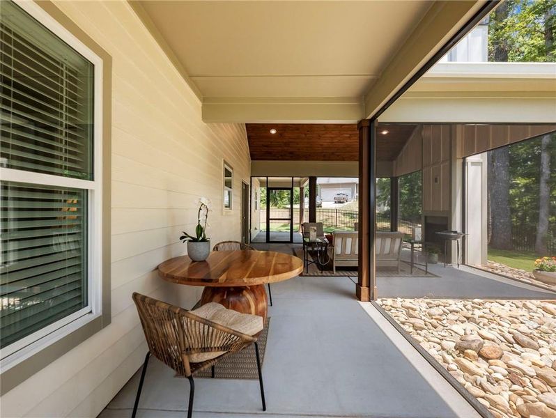 Exterior details and patio area of a home in , Cornelia (Image 26). Exterior details and patio area of a home in , Cornelia (Image 26).