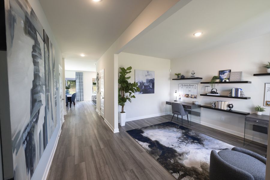 The Dakota floorplan modeled at Brighton Meadows.