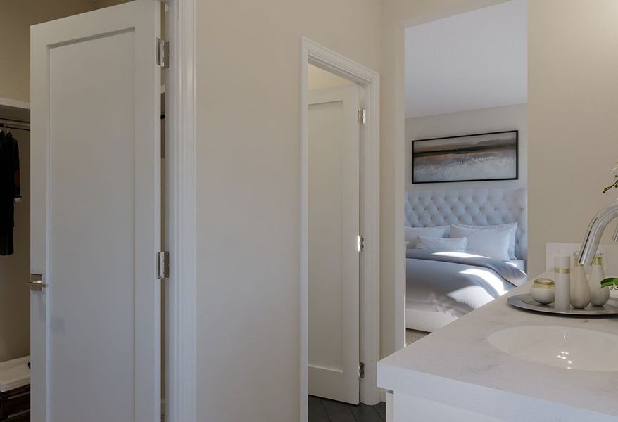 Close-up of interior finishes inside a home in Painted Prairie, Aurora (Image 10).