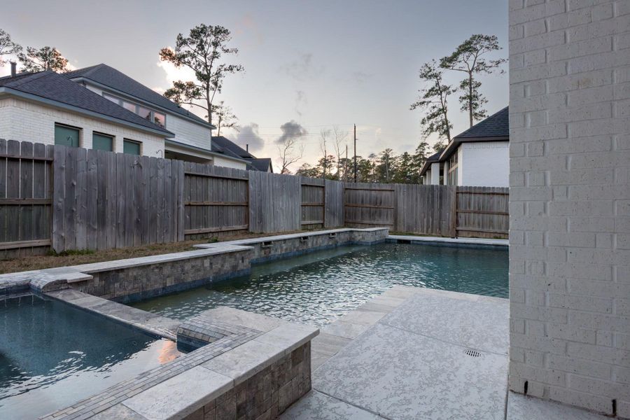 Exterior details and patio area of a home in Audubon, Magnolia (Image 24).