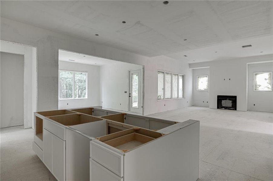 In-progress construction of a new home in , Buford, GA (Image 27).