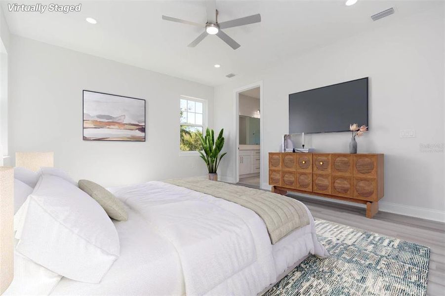 Furnished interior view inside a new home in , Tampa (Image 19). Furnished interior view inside a new home in , Tampa (Image 19).