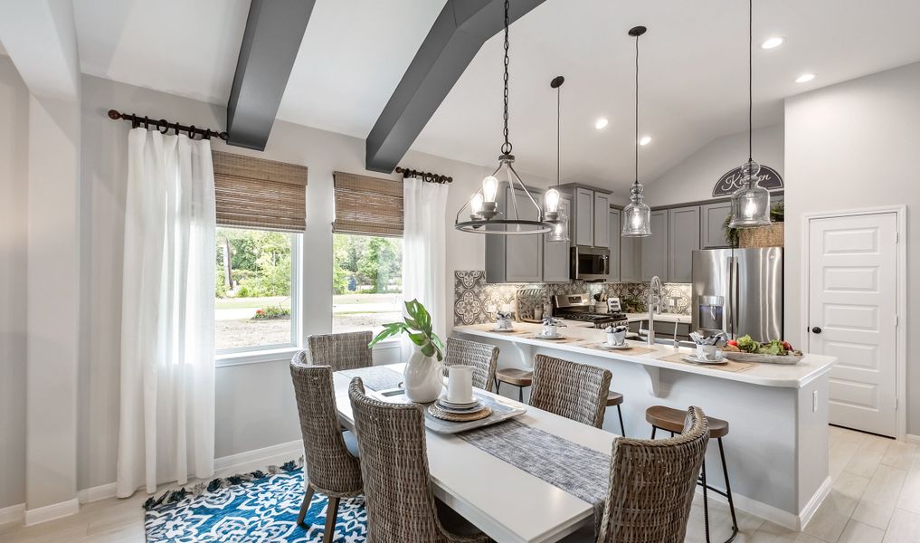 Dining area next to kitchen