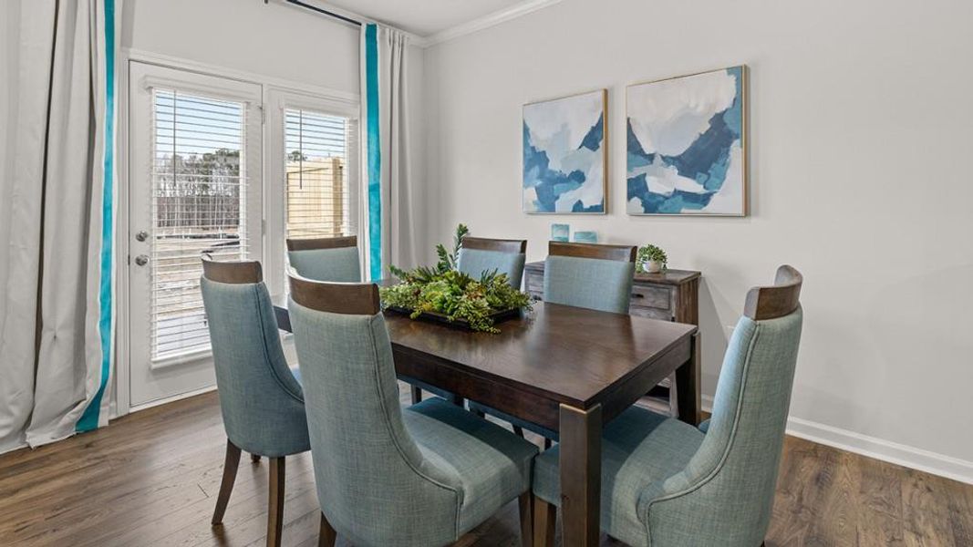 Furnished interior view inside a new home in Greyton Springs Place, Buford (Image 5).