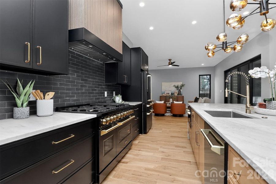Furnished interior view inside a new home in , Charlotte (Image 10).