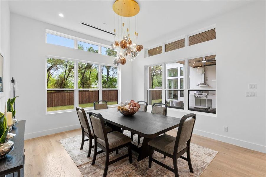 Furnished interior view inside a new home in , Dallas (Image 10). Furnished interior view inside a new home in , Dallas (Image 10).