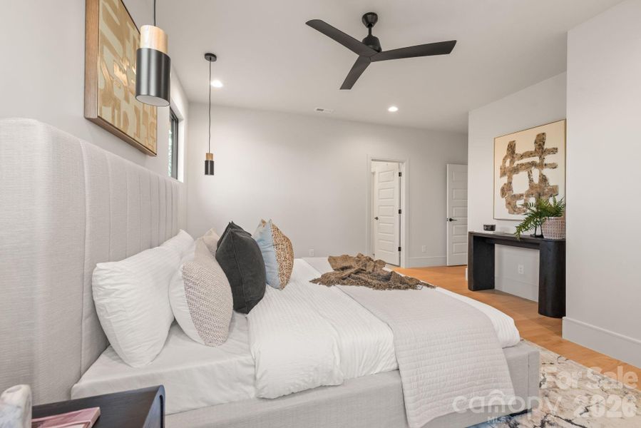 Furnished interior view inside a new home in , Charlotte (Image 39).