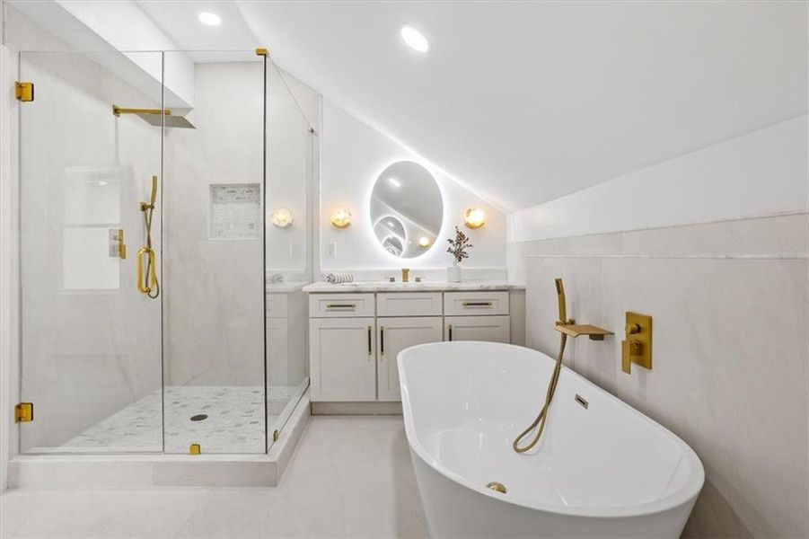 Furnished interior view inside a new home in , Canton (Image 20).