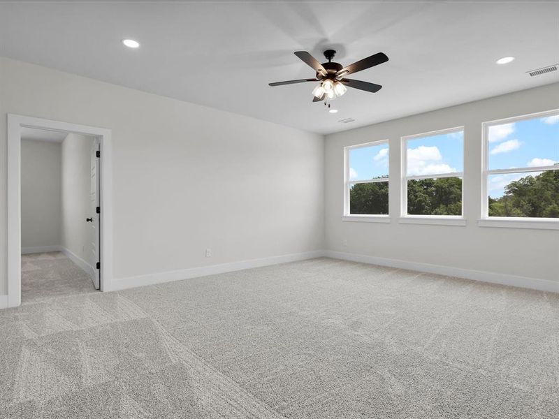 Upstairs game room