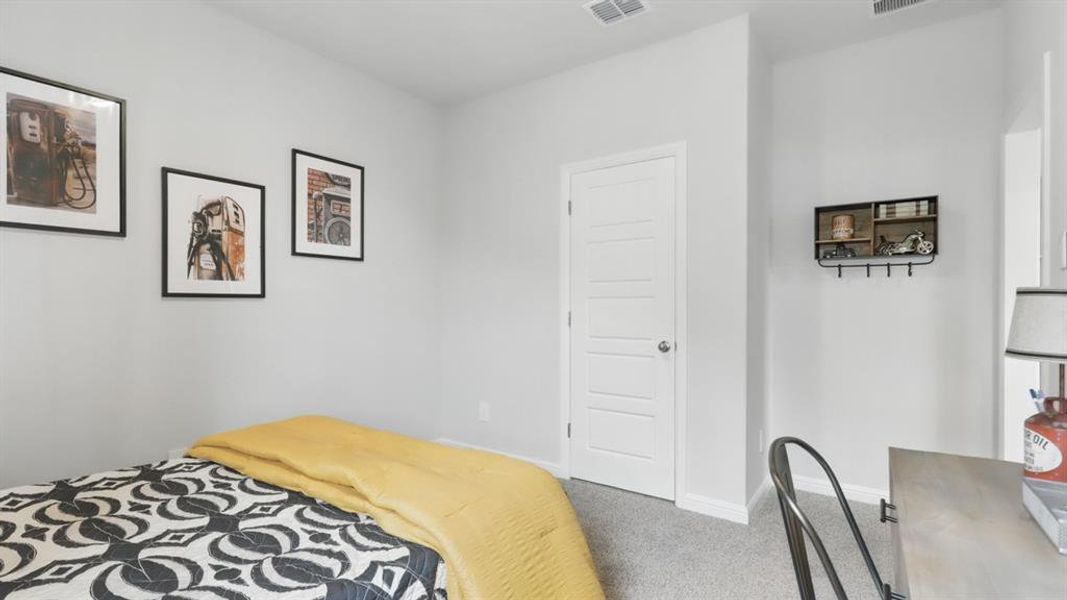 Furnished interior view inside a new home in Monarch at the Meadows, Denton (Image 23). Furnished interior view inside a new home in Monarch at the Meadows, Denton (Image 23).