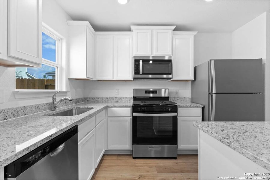 Furnished interior view inside a new home in , San Antonio (Image 5).