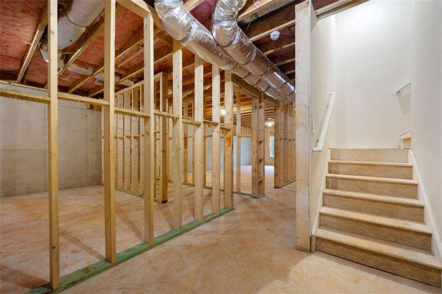 In-progress construction of a new home in Steeplechase, Hoschton, GA (Image 39).
