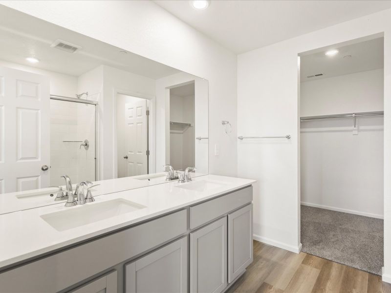 Furnished interior view inside a new home in Poudre Heights: The Meadow Collection, Windsor (Image 3).