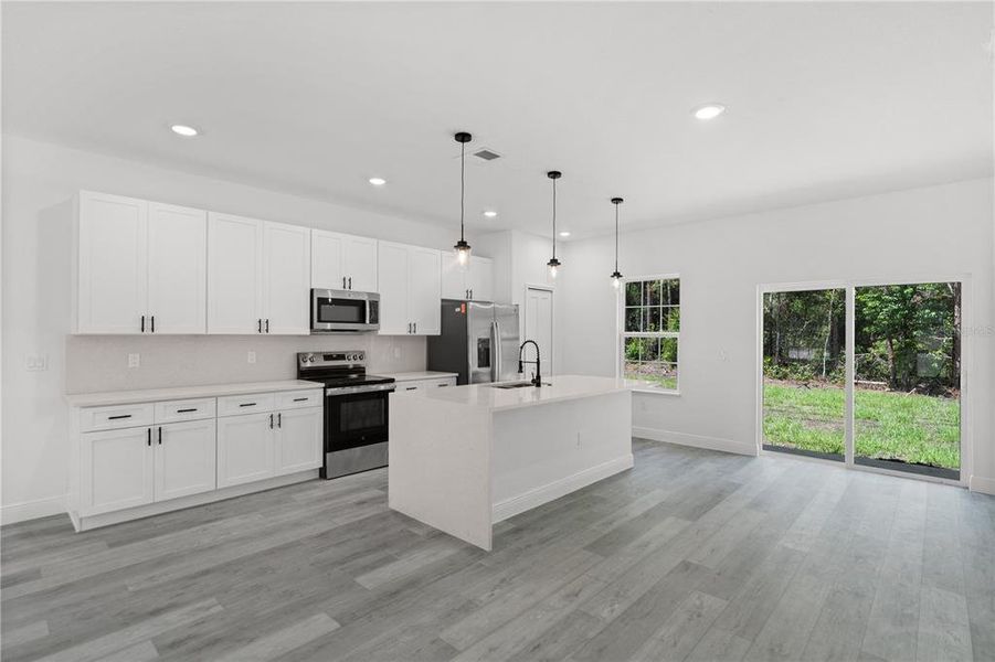 Furnished interior view inside a new home in , Citrus Springs (Image 9).