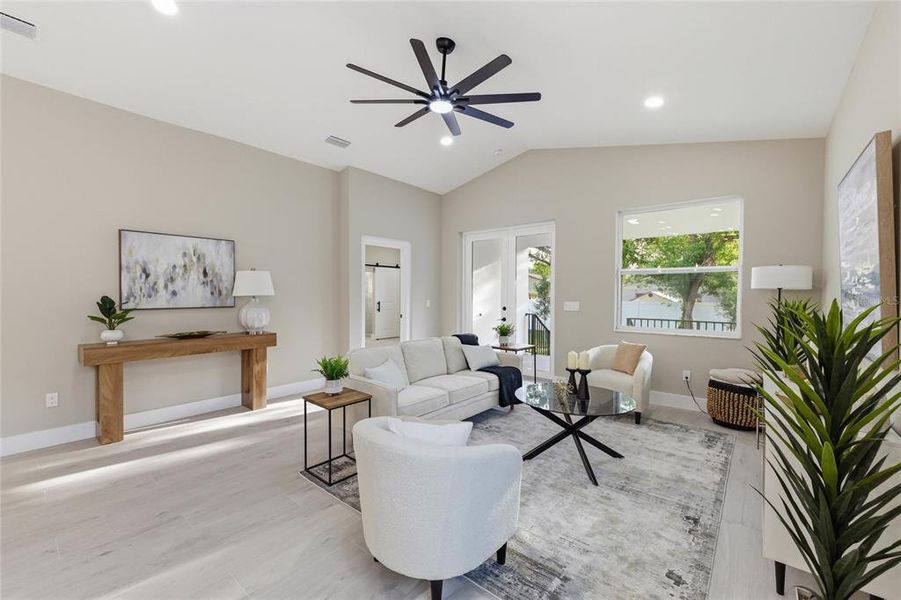 Furnished interior view inside a new home in , Tampa (Image 12).