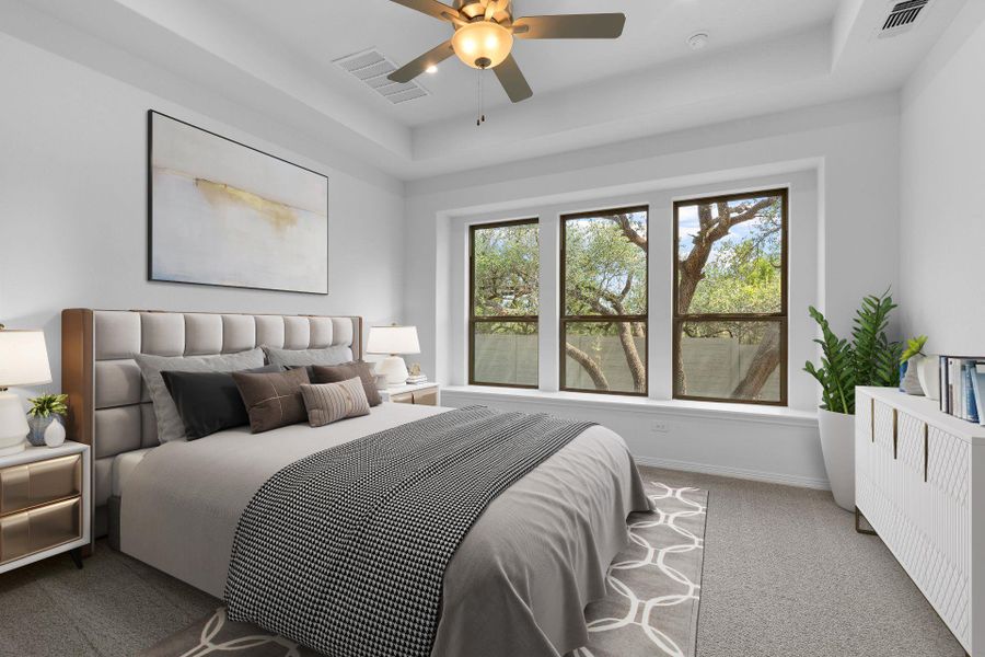 Primary Bedroom - Virtually Staged Primary Bedroom - Virtually Staged