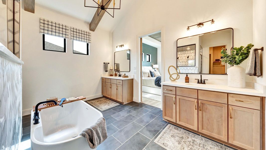 Representative furnished interior of a home built from the Vanderbilt by DRB Homes in Hawkes Landing, Leander (Image 15). Representative furnished interior of a home built from the Vanderbilt by DRB Homes in Hawkes Landing, Leander (Image 15).