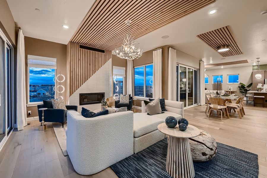 Representative furnished interior of a home built from the Dynamic by Boulder Creek Brands LLC in Baseline, Broomfield (Image 9).