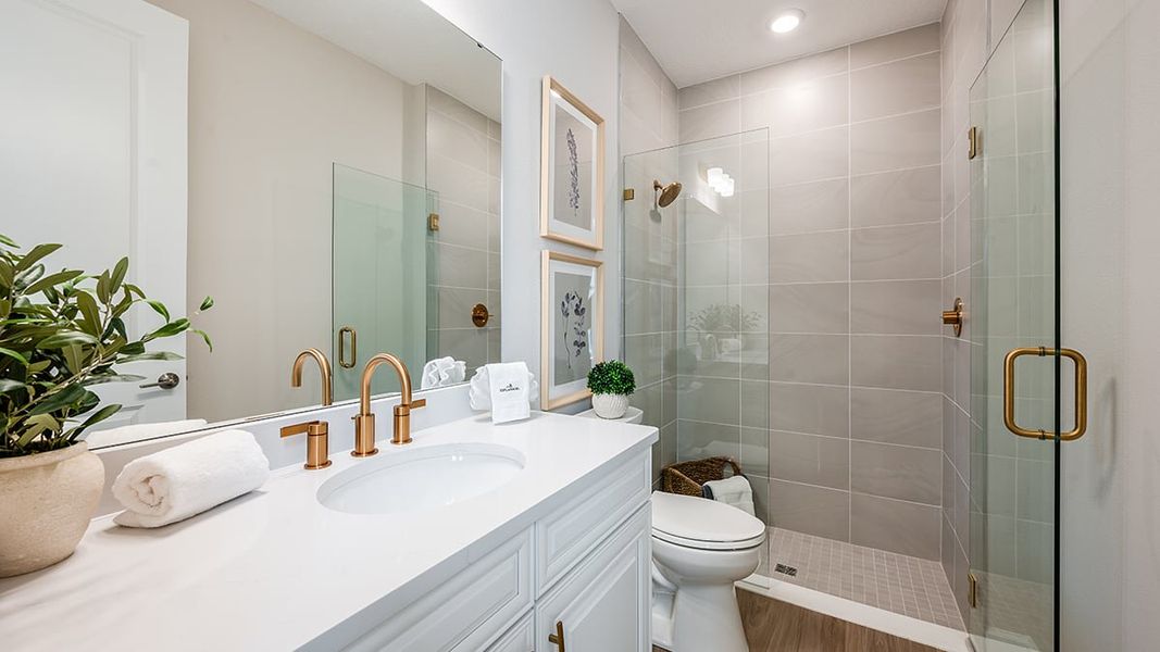 Furnished interior view inside a new home in Esplanade at St. Marys, St. Marys (Image 13).