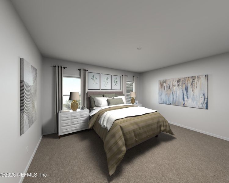 Furnished interior view inside a new home in , St. Augustine (Image 9).