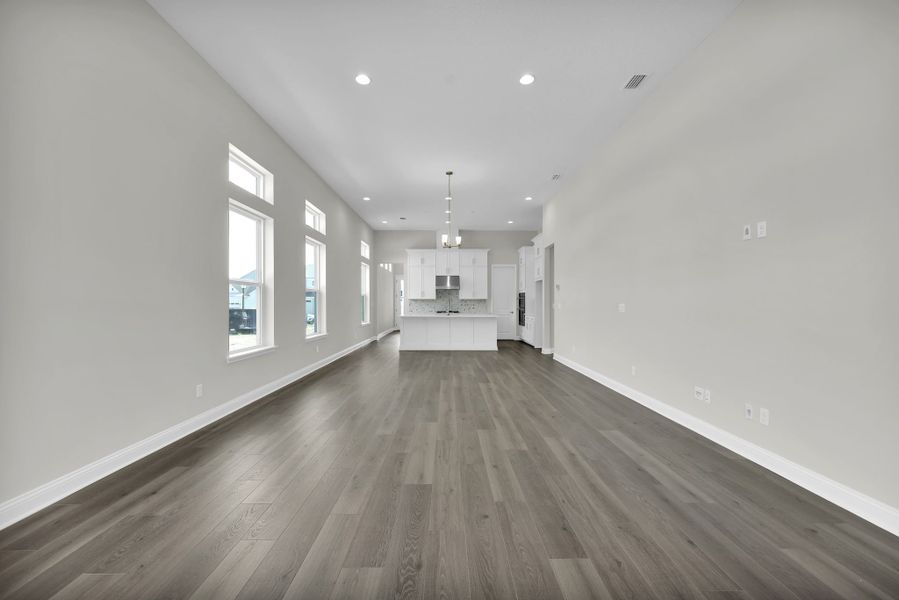Representative unfurnished interior of a home built from the Naples by Riverside Homes in Mariposa at EverRange, Jacksonville (Image 29).
