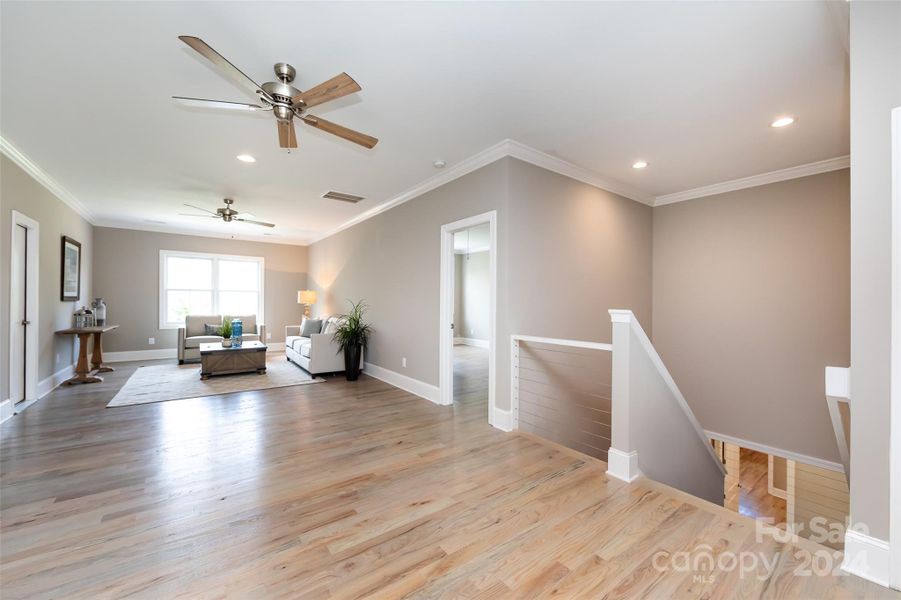 Upstairs landing/Loft Photo is a representation of builders work on Completion of Home Next Door