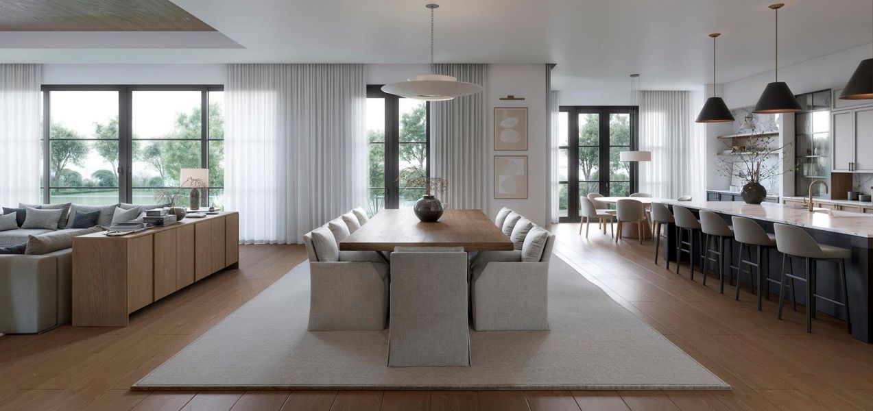 Furnished interior view inside a new home in , Boca Raton (Image 4).