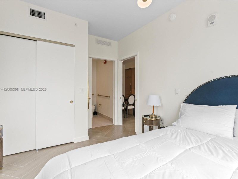 Furnished interior view inside a new home in , Miami (Image 10).